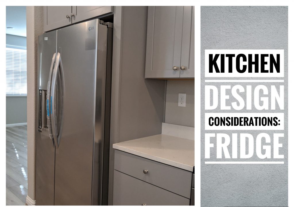A thumbnail photo for kitchen design consideration- fridge